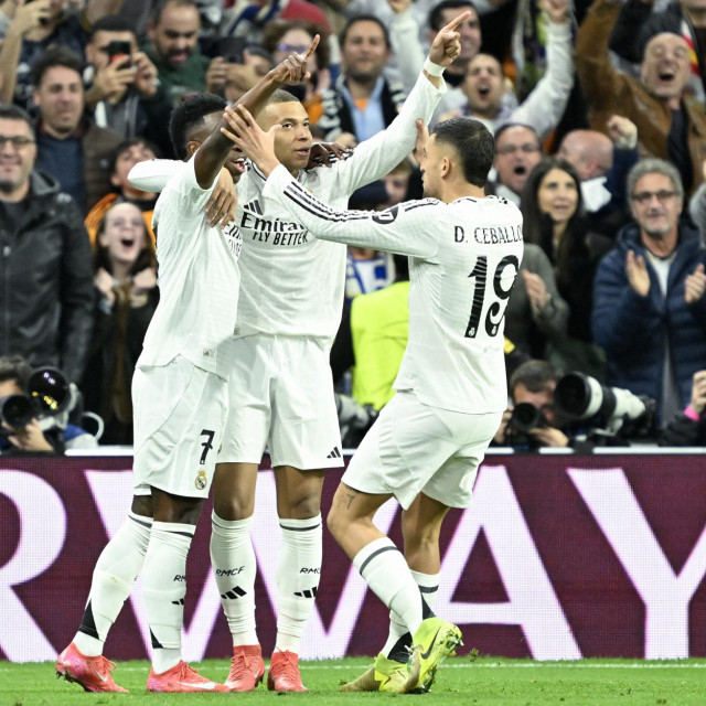 Vinicius Junior, Kylian Mbappe i Dani Ceballos 