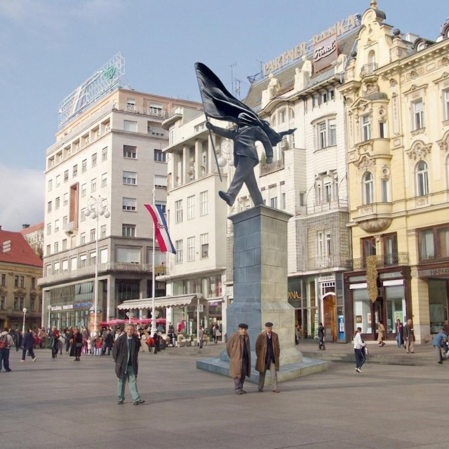 Ideja Željka Badurine za skulpturu na Trgu bana Jelačića