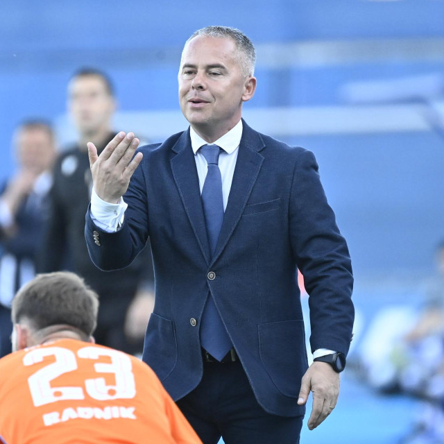 Trener Varaždina Nikola Šafarić