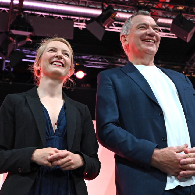 Savezni predsjednici Ljevice Jan van Aken i Ines Schwerdtner