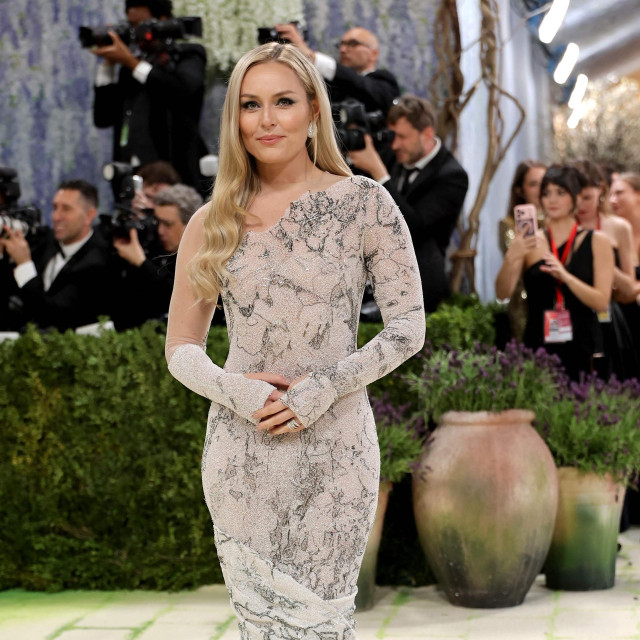Lindsey Vonn na Met Gala večeri