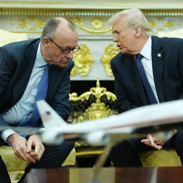 Friedrich Merz i Donald Trump