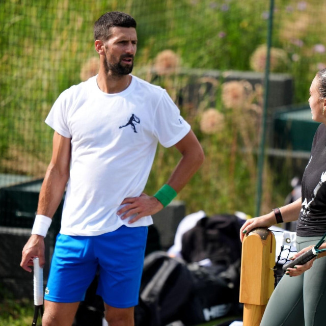 Novak Đoković i Arina Sabalenka 