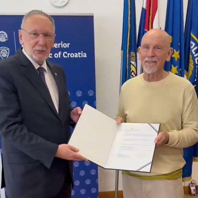 Davor Božinović i John Malkovich