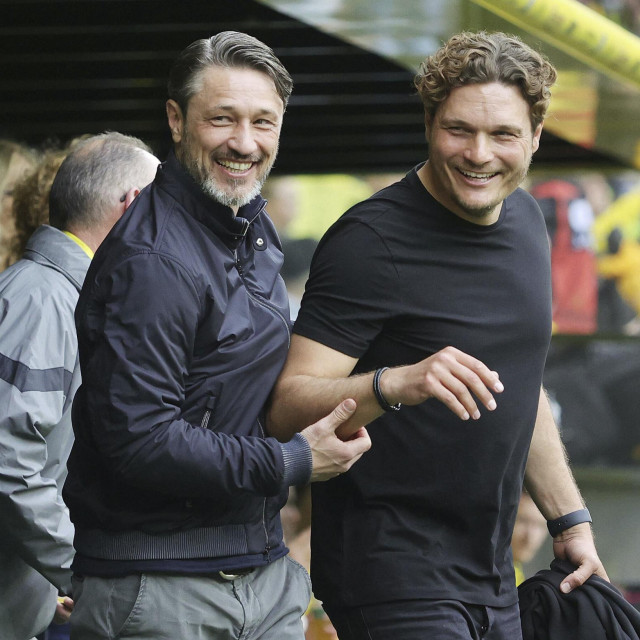 Niko Kovač i Edin Terzić, susret Borussije (D) i Wolfsburga sezone 2023./2024
