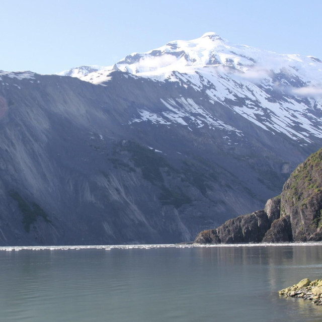 Ilustracija, fjord na Aljasci