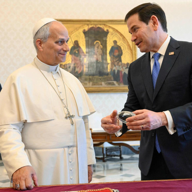 Papa Lav XIV. i Marco Rubio