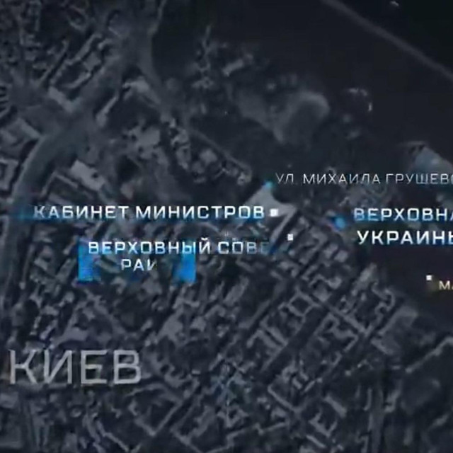 Navodne mete ruske odmazde u slučaju ukrajinskog napada na proslavu Dana pobjede prikazane u emisiji na ruskoj televiziji
