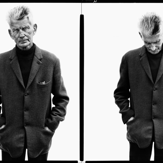 Pisac Samuel Beckett snimljen u Parizu na svoj 73.rođendan, 13.travnja 1979.