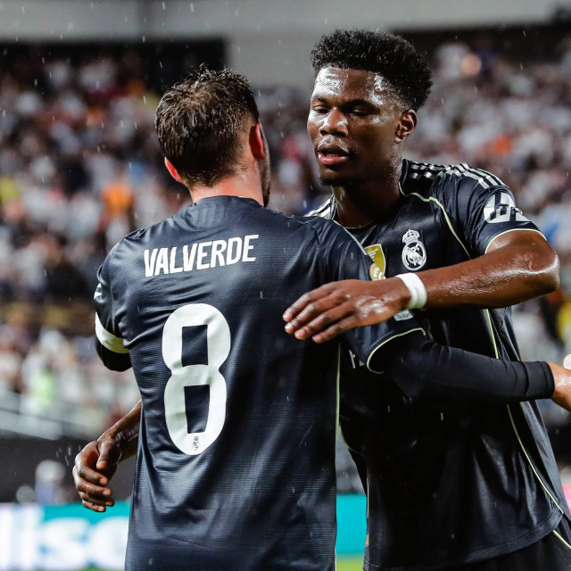 Federico Valverde i Aurelien Tchouameni slave pogodak