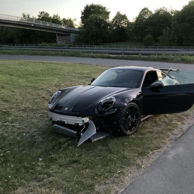 Oštećeni Porsche 911 GT3 u Njemačkoj