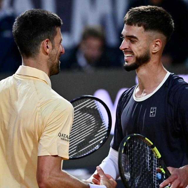 Dino Prižmić i Novak Đoković
