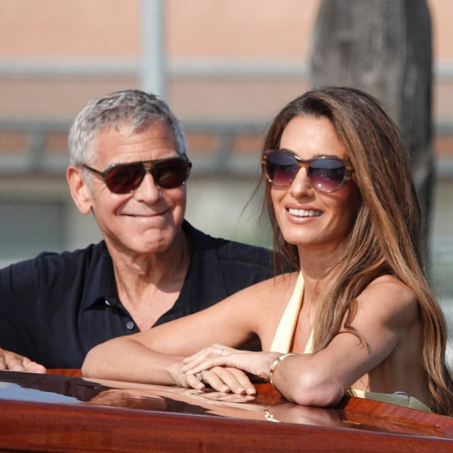 George Clooney i Amal Clooney (arhiva)