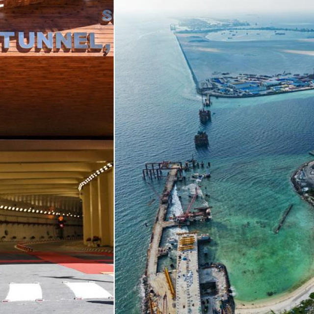 Neki od realiziranih projekata indijske tvrde Afcons: željeznički most Chenab (najviši na svijetu), tunel Atal u Himalaji, most Thilamalé na Maldivima (u gradnji)