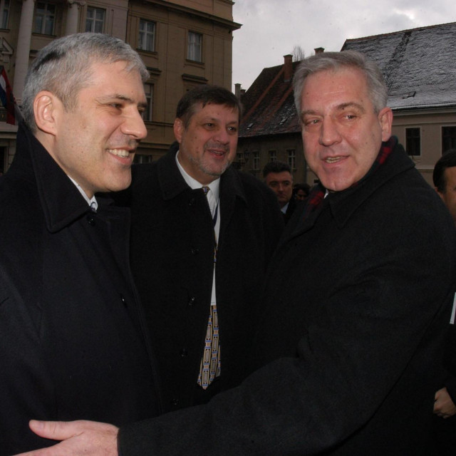Boris Tadić i Ivo Sanader (arhivska fotografija)