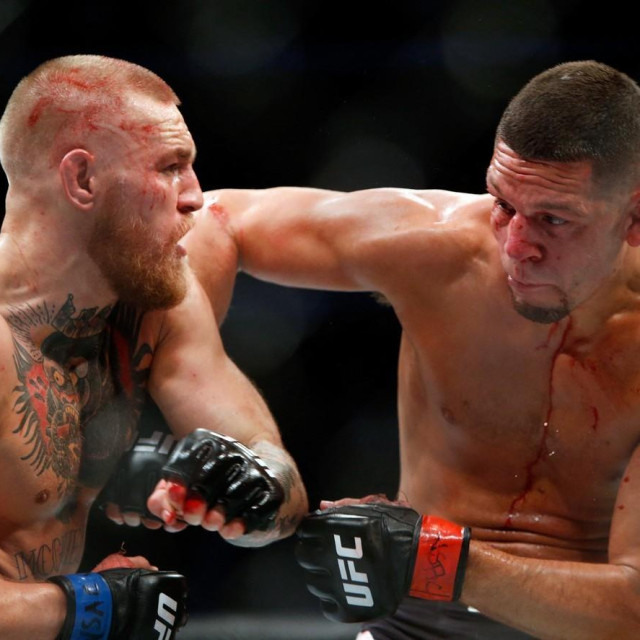 Conor McGregor (lijevo) vs. Nate Diaz (desno)