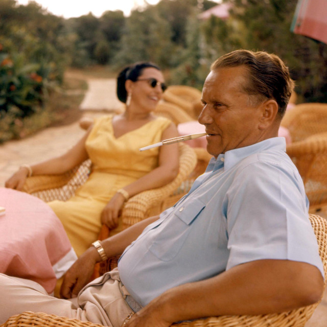 Jovanka Broz i Josip Broz Tito