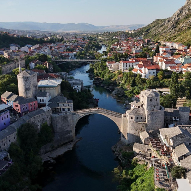 Mostar, snimka iz drona