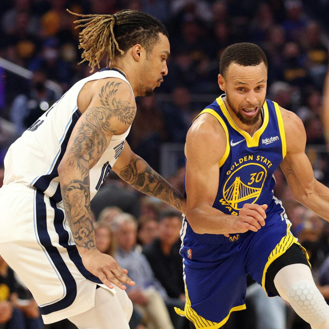 Brandon Clarke i Steph Curry