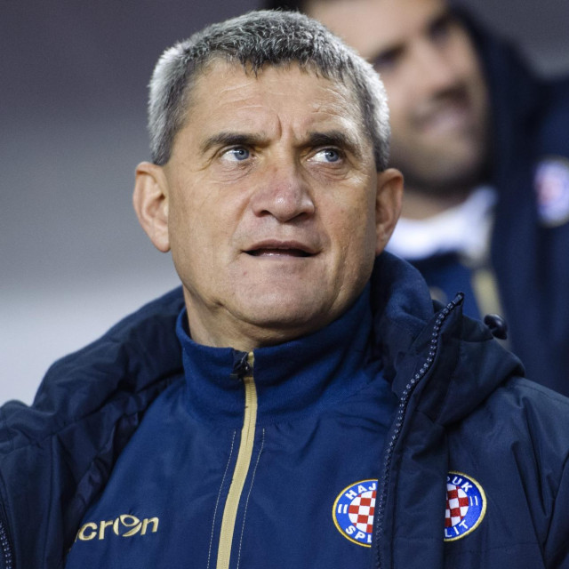 Marijan Pušnik kao trener Hajduka (2016.)