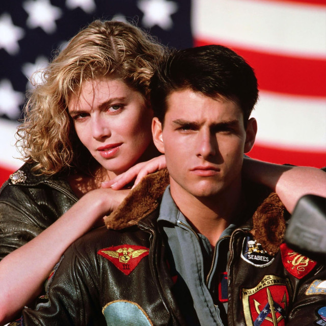 KELLY McGILLIS and TOM CRUISE in TOP GUN, 1986, directed by TONY SCOTT. Copyright PARAMOUNT PICTURES.,Image: 137030876, License: Royalty-free, Restrictions: Editorial use only. No merchandising or book covers. This is a publicly distributed handout. Access rights only, no license of copyright provided., Model Release: no, Credit line: PARAMOUNT PICTURES/Album/Profimedia