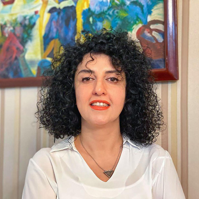 Narges Mohammadi, fotografija objavljena 2023.