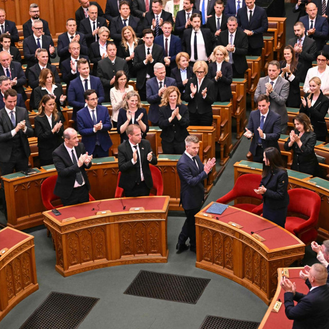 Peter Magyar u Parlamentu Mađarske