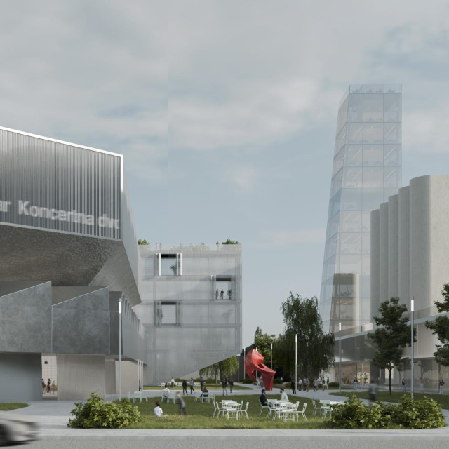 Hibridni kompleks shopping centra s koncertnom dvoranom