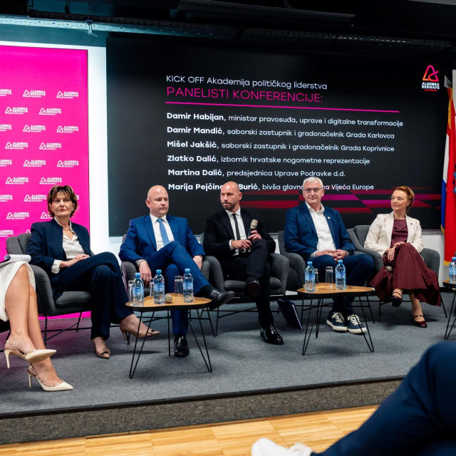 Bianca Matković, Martina Dalić, Mišel Jakšić, Damir Habijan, Damir Mandić, Marija Pejčinović Burić, Zlatko Dalić