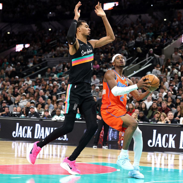 Victor Wembanyama (San Antonio) i Shai Gilgeous-Alexander (Oklahoma City) jamstvo su potencijalno najbolje serije ovogodišnjeg NBA doigravanja