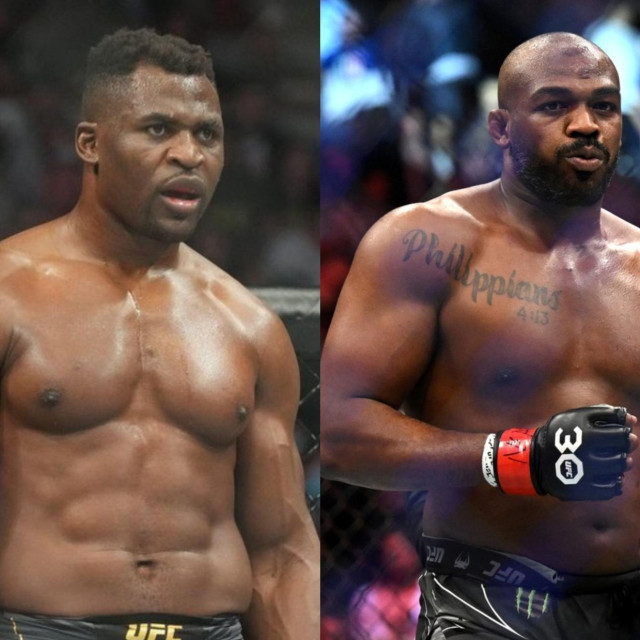 Francis Ngannou i Jon Jones