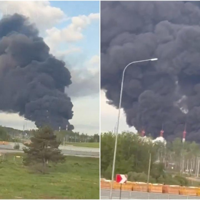 Prizori nakon ukrajinskog napada na moskovsku regiju