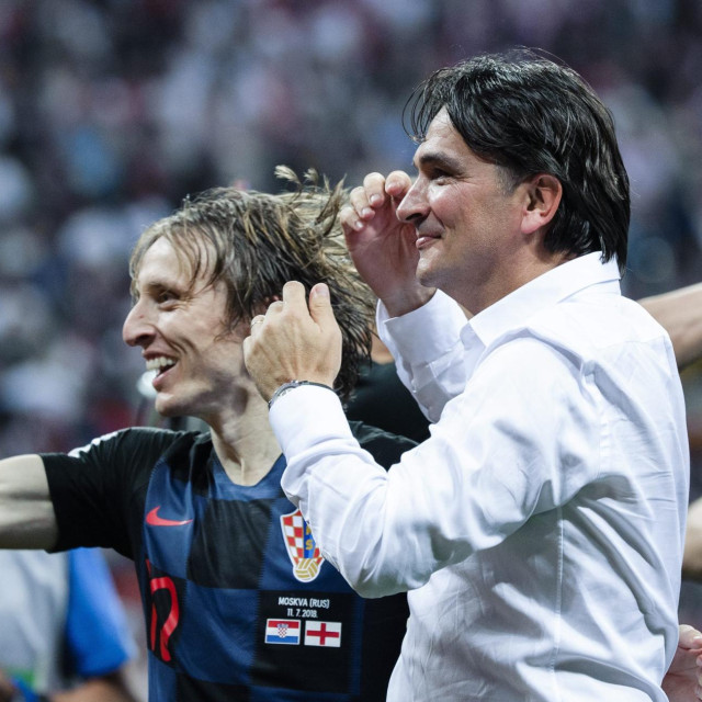 Luka Modrić i Zlatko Dalić u Rusiji