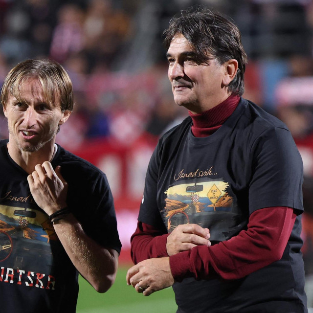 Luka Modrić i Zlatko Dalić