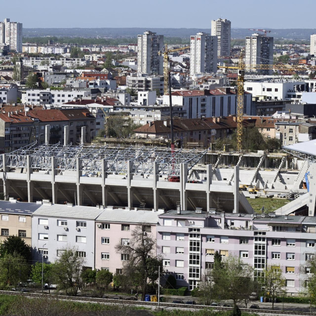 Radovi na izgradnji novog stadiona u Kranjčevićevoj ulici napreduju, ali je li došlo do zastoja?