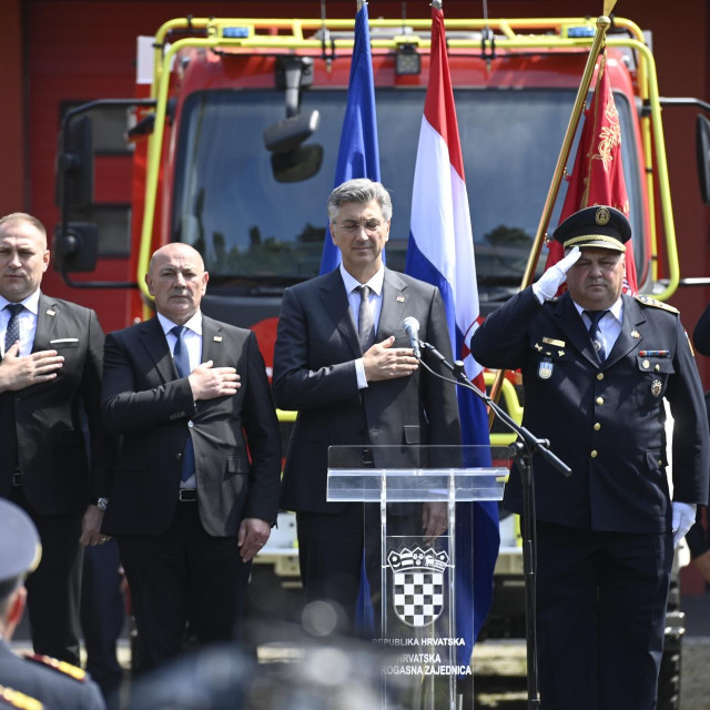 David Vlačić, Tomo Medved, Andrej Plenković, Slavko Tucaković i Ante Sanader