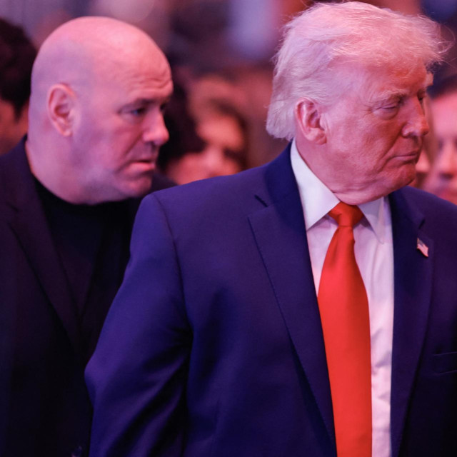 Dana White i Donald Trump 