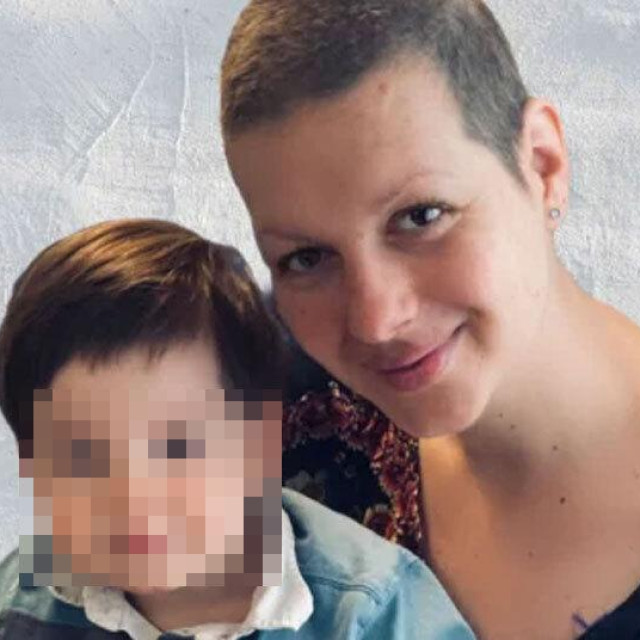 Mirela sa svojim sinom