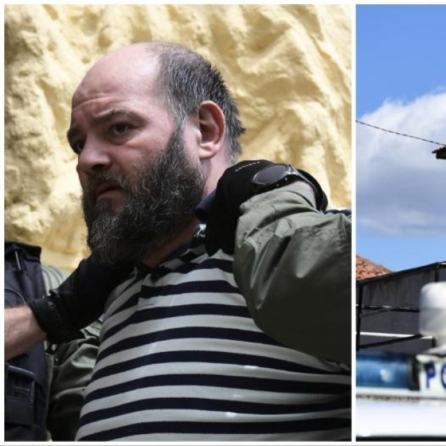 Kristijan Aleksić i kuća u kojoj se dogodilo ubojstvo