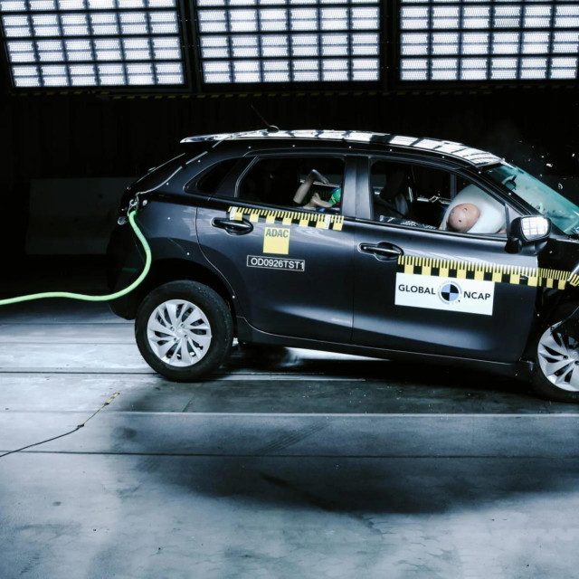 Toyota Starlet na Global NCAP testu