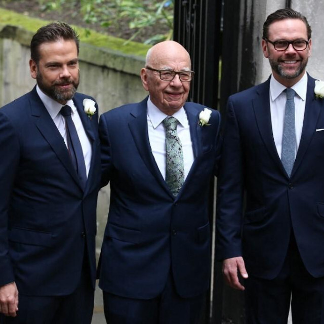Lachlan, Rupert i James Murdoch