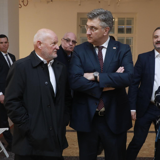 Zlatko Mateša i Andrej Plenković
