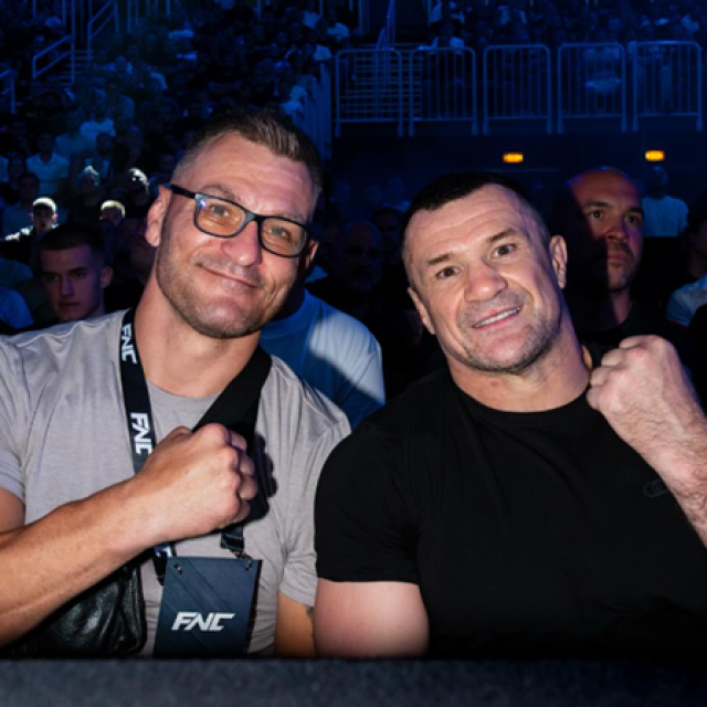 Stipe Miočić i Mirko Filipović