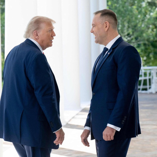 Donald Trump i Karol Nawrocki
