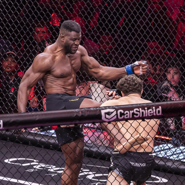Francis Ngannou i Philipe Lins 