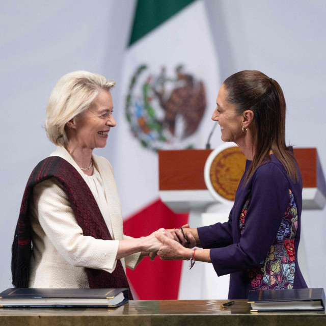Ursula von der Leyen i Claudia Sheinbaum