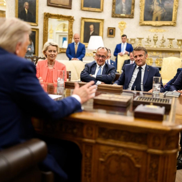 Sastanak Donalda Trumpa s europskim čelnicima u Bijeloj kući prošlog kolovoza