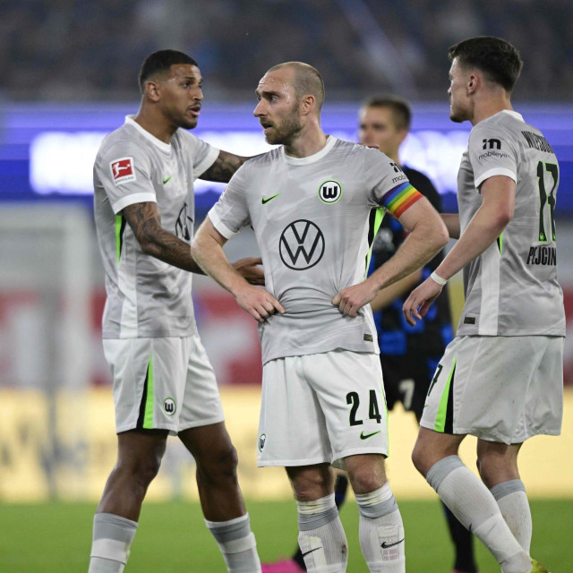 Christian Eriksen i suigrači nakon ispadanja u doigravanju