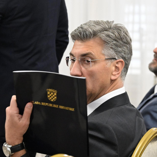Andrej Plenković i Tomislav Ćorić