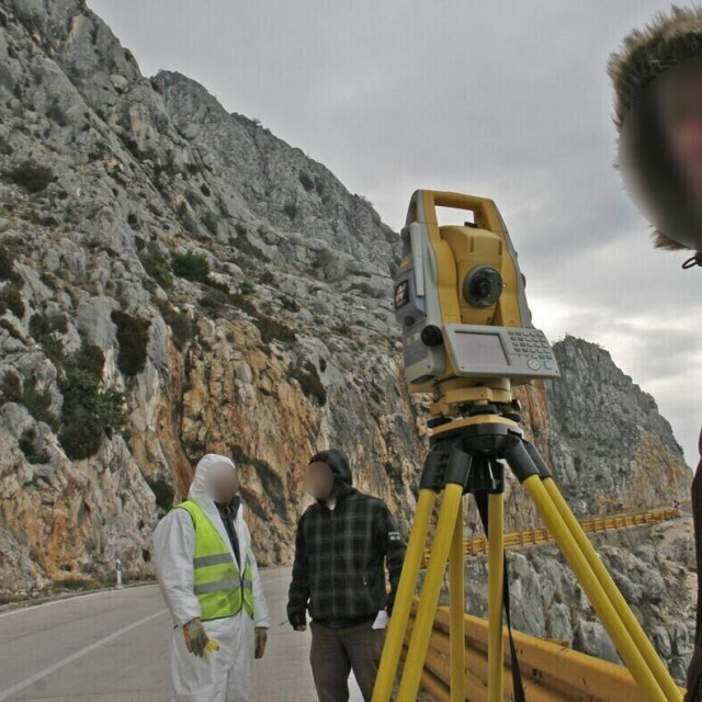 Radovi na sanaciji odrona na cesti Makarska-Vrgorac na prijevoju Stupica, arhivska fotografija